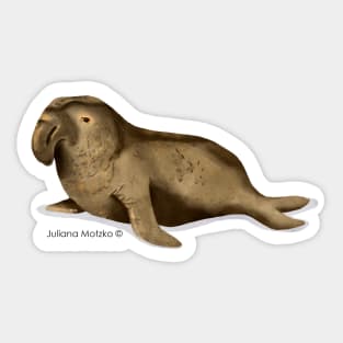 Elephant Seal Sticker